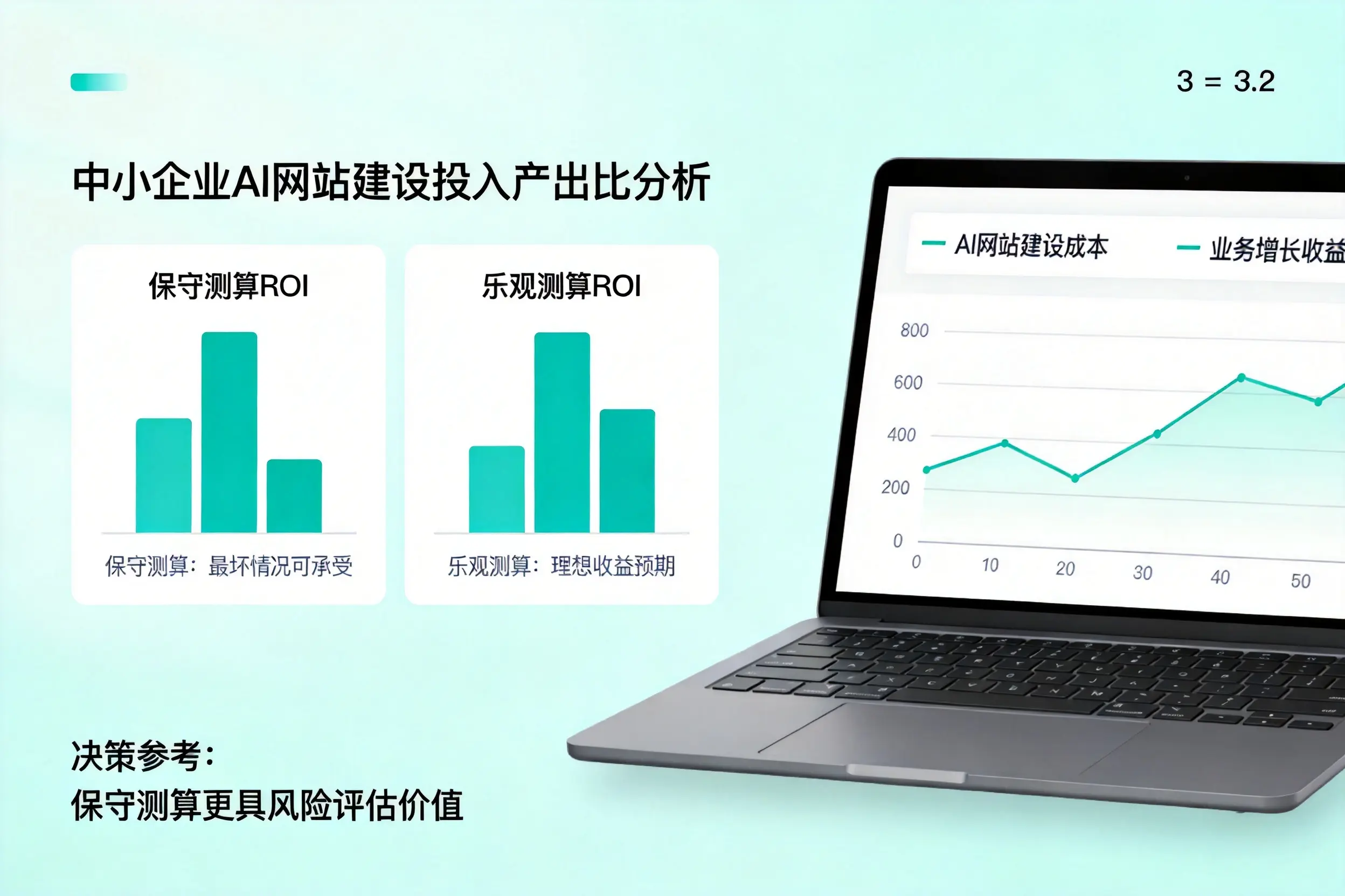 怒江中小企业AI网站建设投入产出比怎么算？先看这份分析