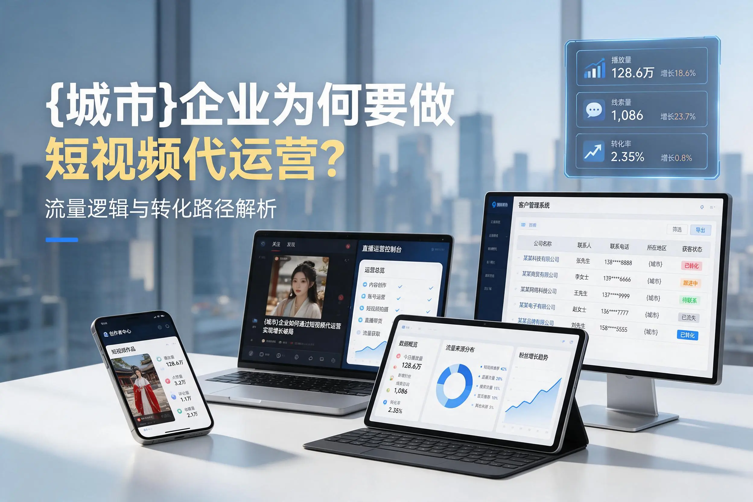 怒江企业为何要做短视频代运营?流量逻辑与转化路径解析