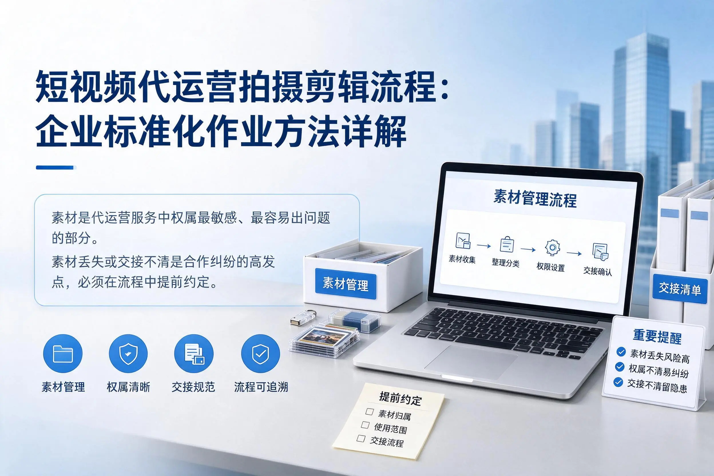 短视频代运营拍摄剪辑流程:怒江企业标准化作业方法详解