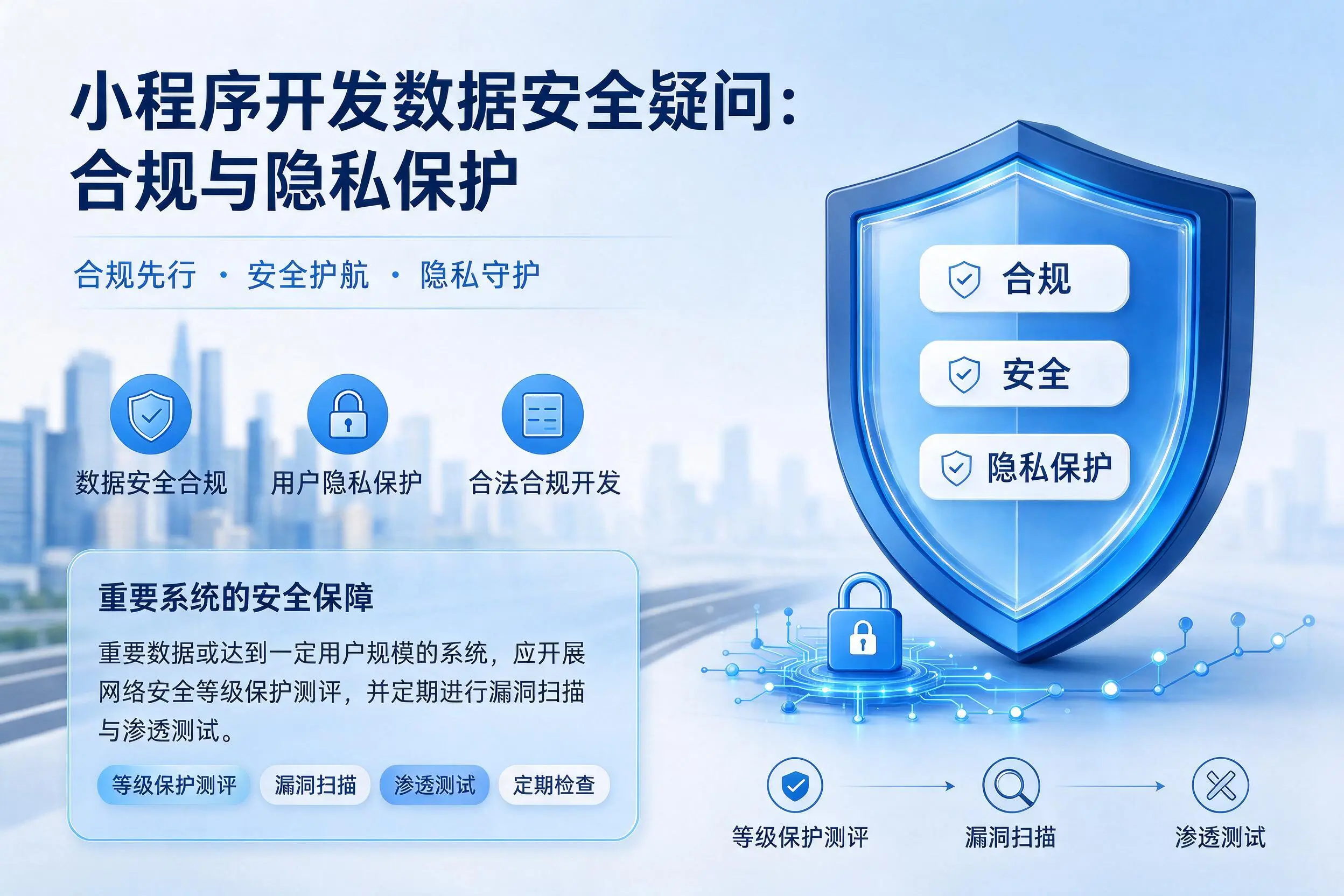 怒江小程序开发数据安全疑问：合规与隐私保护