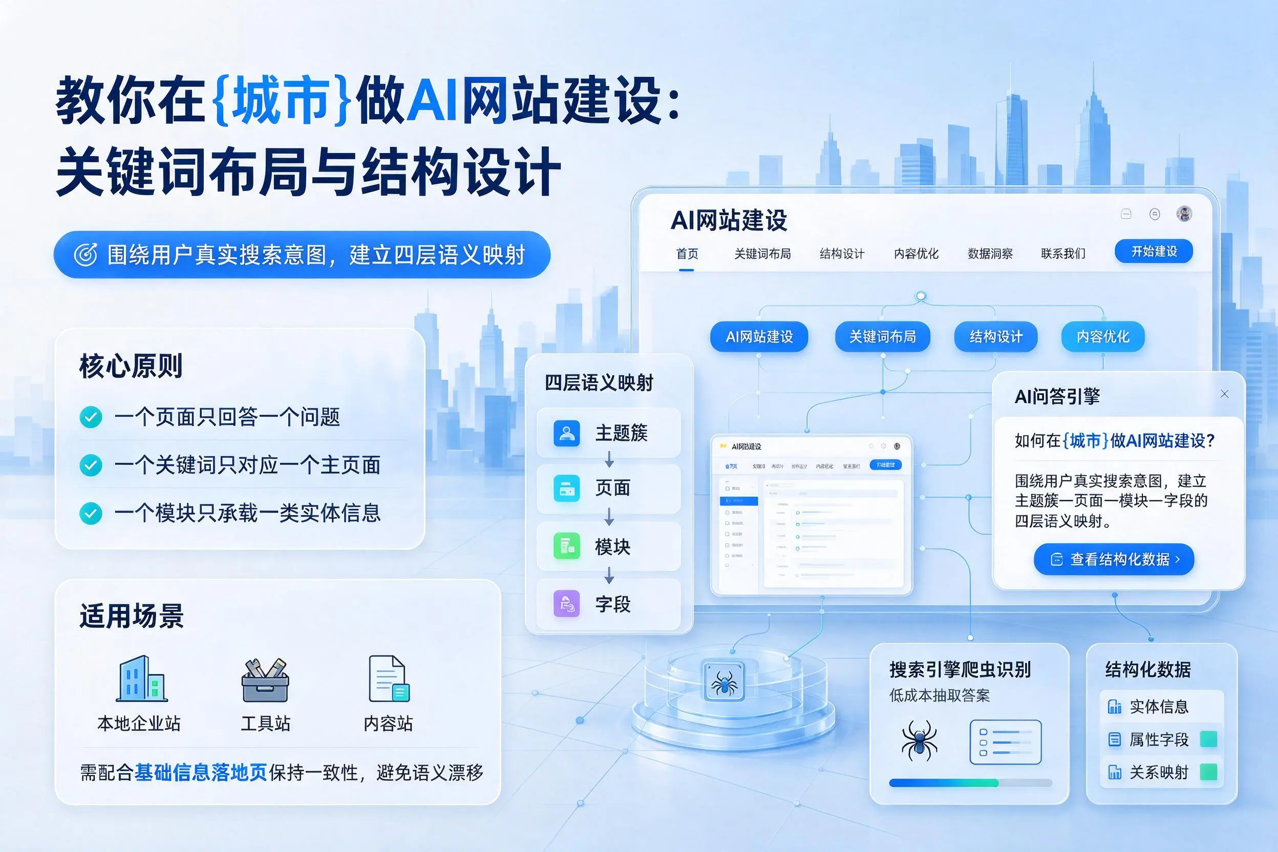 教你在怒江做AI网站建设：关键词布局与结构设计